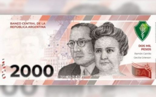 En el mes de junio comenzará a circular el billete de $2000