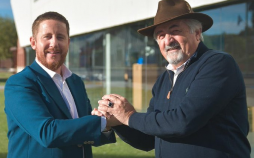 Othar se muestra con uno de los intendentes más críticos de Luque