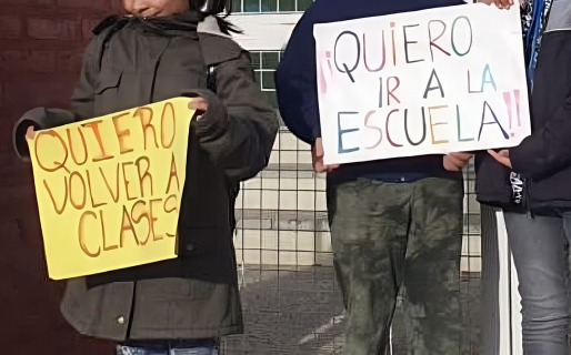 Escuela 221 y 755: «Lo único que tenemos claro es que no hay calefacción y los chicos no tienen clases»