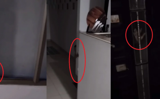 Grabó el “fantasma” de un nene vigilándolo en su casa y las imágenes son escalofriantes: “No duermo”