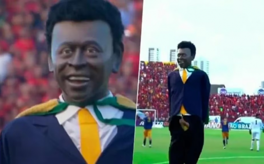 El extraño homenaje a Pelé que provocó risas y miedo