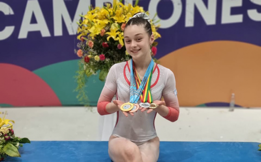 Una gimnasta argentina de 14 años, se consagró campeona del mundo junior en Turquía