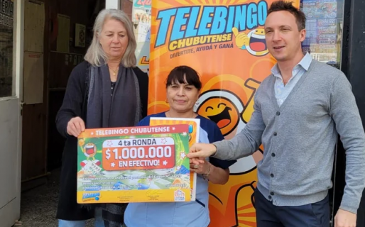Una ganadora comodorense se llevó un millón de pesos en el Telebingo