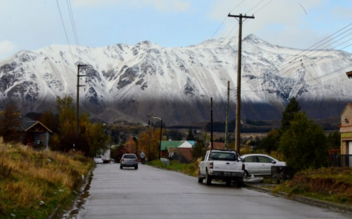 Se registraron las primeras nevadas de otoño en la cordillera chubutense