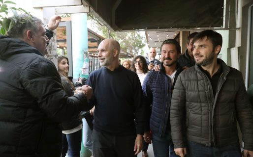 Horacio Rodríguez Larreta felicitó al candidato Gerardo Merino por su desempeño