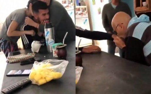 Le contó a su abuelo que iba a jugar de titular por primera vez y lo emocionó hasta las lágrimas