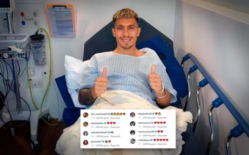 El apoyo de los futbolistas de la selección argentina a Lisandro Martínez tras su operación: “Todo salió muy bien”