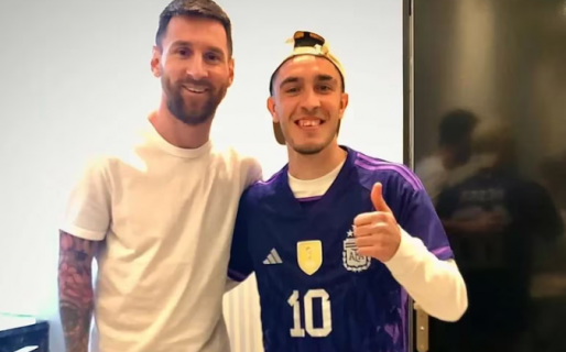 Viajó a París para conocer a Messi, acampó diez horas en la puerta de la casa y su ídolo lo invitó a entrar: “Quiero que la gente se entere cómo es”