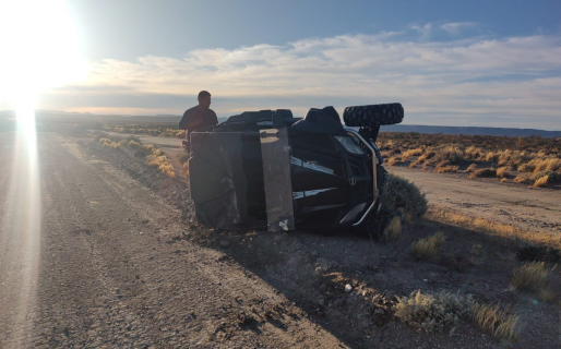 Volcó en UTV y podría perder dos dedos de la mano