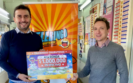 Golpe de suerte: un jubilado ganó un millón de pesos en el Telebingo Chubutense