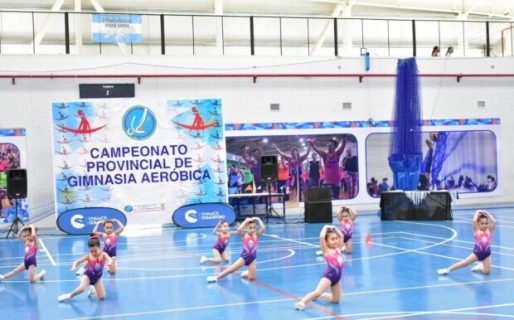 Se realizó el 1er torneo Provincial de Gimnasia Aeróbica en el Municipal 4