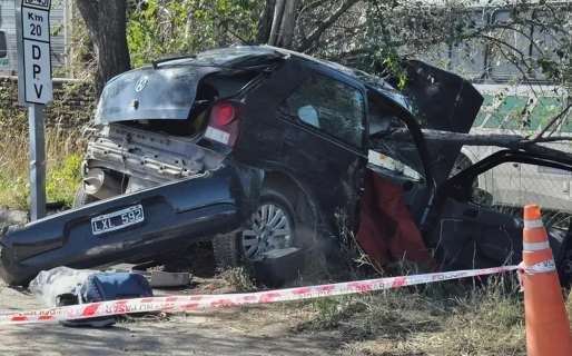 Dos ladrones se estrellaron contra un árbol en un auto que acababan de robar: uno murió y el otro está grave