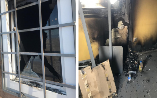 Destruyeron el puesto de control de los Guardafaunas en Rocas Coloradas