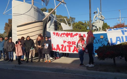 Familiares y amigos de Lautaro realizaron una masiva convocatoria para pedir justicia