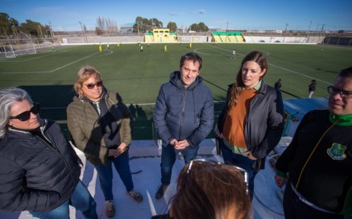Luque en Rawson: “Para nuestro proyecto, es clave potenciar el deporte en cada rincón de Chubut”