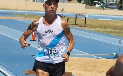 El comodorense Mario Rodríguez se prepara para el Sudamericano de Atletismo Máster