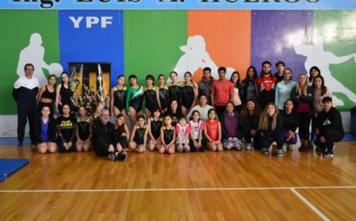 Guillermo Avio realizó una capacitación de Gimnasia artística en Comodoro Rivadavia
