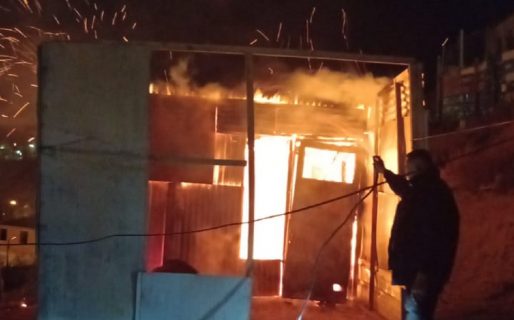 Se incendió una vivienda en calle Las Fresas y Chazarreta