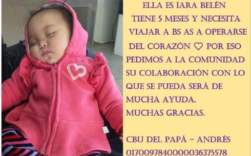 Realizarán una feria de empanadas para colaborar con Iara