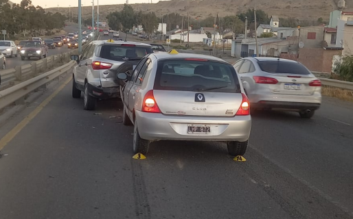 Un bebé y un niño fueron trasladados de urgencia al hospital tras choque en Ruta 3