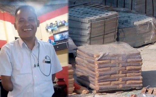 Un hombre al que le amputaron los brazos triunfa como albañil: “Mi gran orgullo”