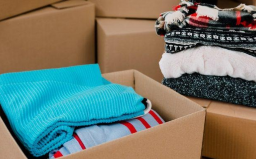 Estudiantes de la Escuela N° 757 realizan una colecta de ropa de invierno