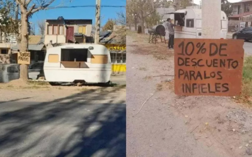 Sonríen los comodorenses: Un puesto de comida ofrece 10% de descuento para los infieles