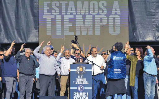 Malestar en la CGT con CFK por asociarla a la gestión Macri