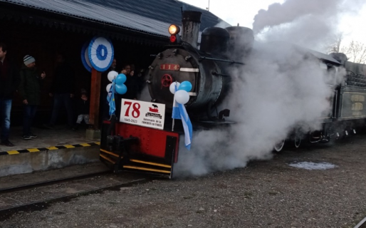 Provincia acompañó el 78º Aniversario de la llegada de “La Trochita”