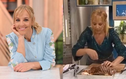 Jimena Monteverde estaba cocinando en vivo y apareció una cucaracha en la preparación