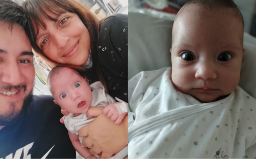 Por una extraña enfermedad, una beba comodorense atraviesa un complejo tratamiento en Buenos Aires