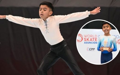 Santiago Rearte tiene 10 años y salió campeón del mundo en patín artístico
