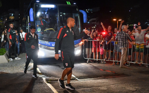 River llegó a Río de Janeiro: este martes enfrentará al Fluminense en el Maracaná por la Copa Libertadores