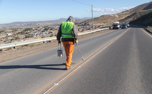 Comenzaron con la demarcación del camino Roque González