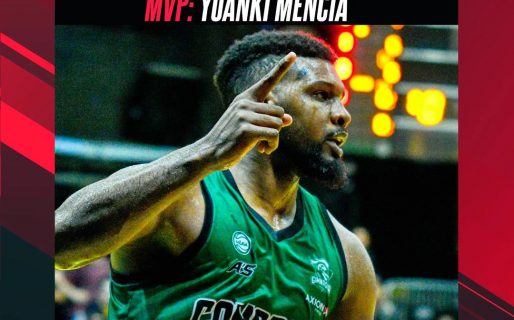 Yoanki Mencia fue elegido como el MVP de la temporada regular de la LNB