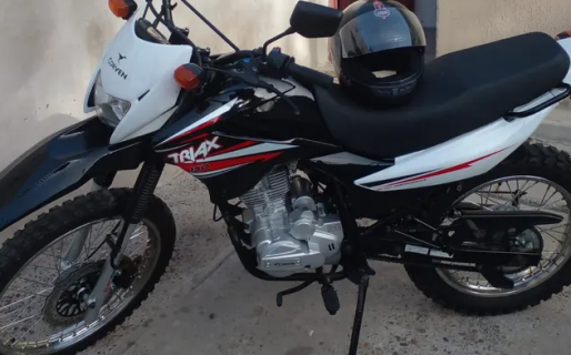 Delincuentes robaron una moto del patio de una casa