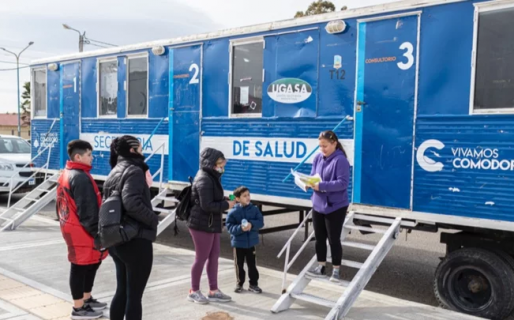El mega tráiler de salud llega a zona norte