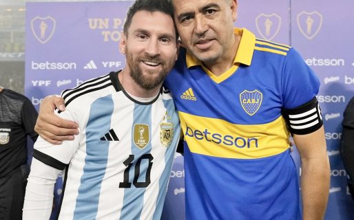 La Bombonera estalló para el adiós de Riquelme, con Messi en la Selección