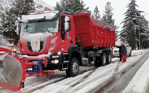 Hay alerta por nevadas intensas en la cordillera chubutense