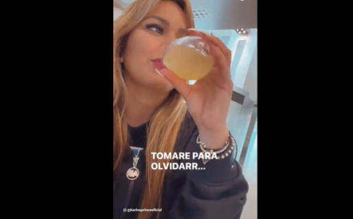 Karina La Princesita publicó alarmantes mensajes en medio de una borrachera