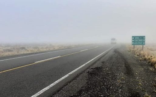 Solicitan precaución en las rutas por la presencia de neblina