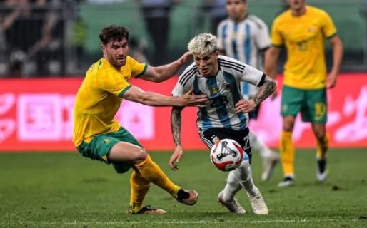 El emotivo posteo de Garnacho tras su debut con La Selección Argentina