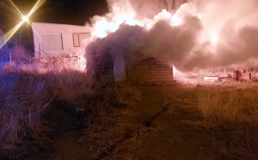 Se incendió una vivienda y sospechan que fue una falla eléctrica