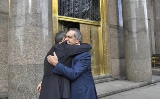 Sergio Massa y Daniel Scioli se muestran juntos por primera vez tras el cierre de listas