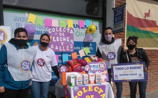 Fundación Sí continúa con su «Colecta de leche y galletitas»