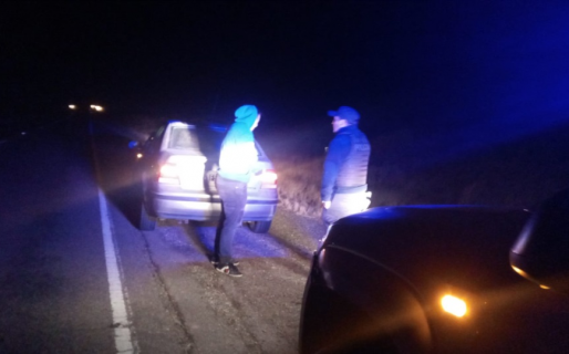 Manejaba borracho y se quedó dormido en plena ruta