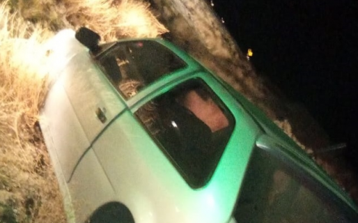 Un conductor borracho despistó en la Ruta 25