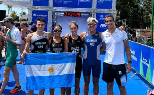 Moira Miranda: “Estoy muy contenta de poder competir en el nivel más alto del triatlón”