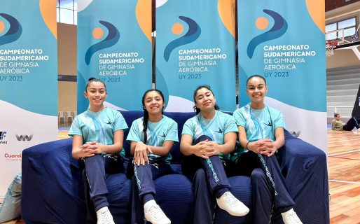 Gimnastas comodorenses de Mercegué Aerobics se destacaron en el Sudamericano de Uruguay
