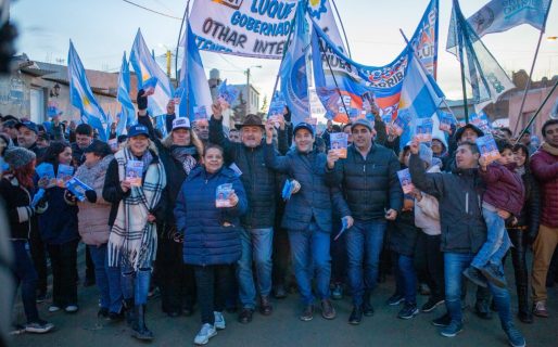 Luque y Macharashvili encabezaron la primera caminata de cierre de campaña